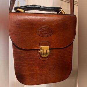 Vintage Oroton Leather Crossbody Satchel – Made in Australia